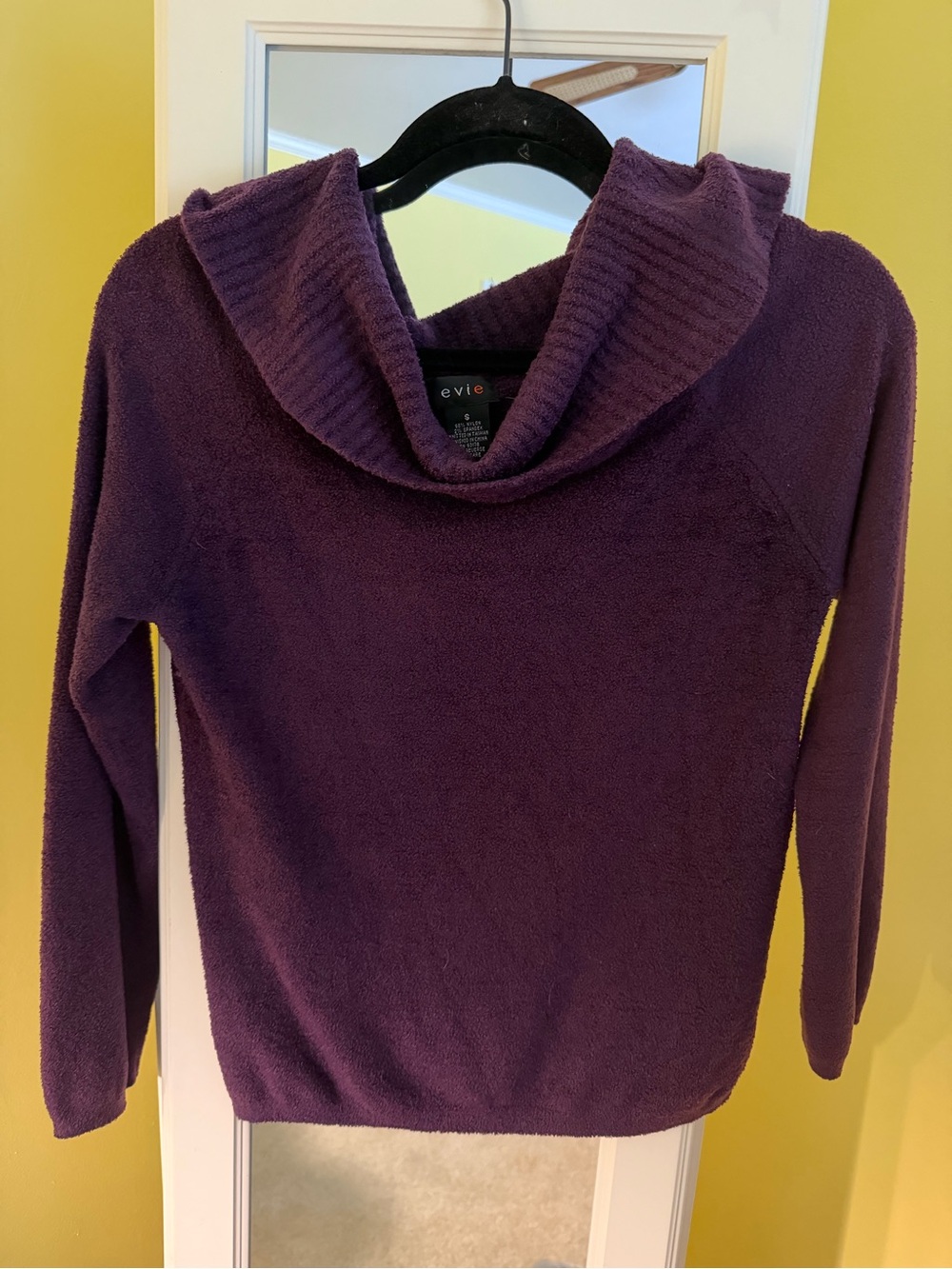 EVIE Deep Purple Cowl Neck Sweater